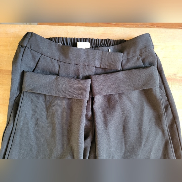 Loft Outlet Black High Rise Straight Cuffed Trouser Size S, Black - Picture 7 of 9